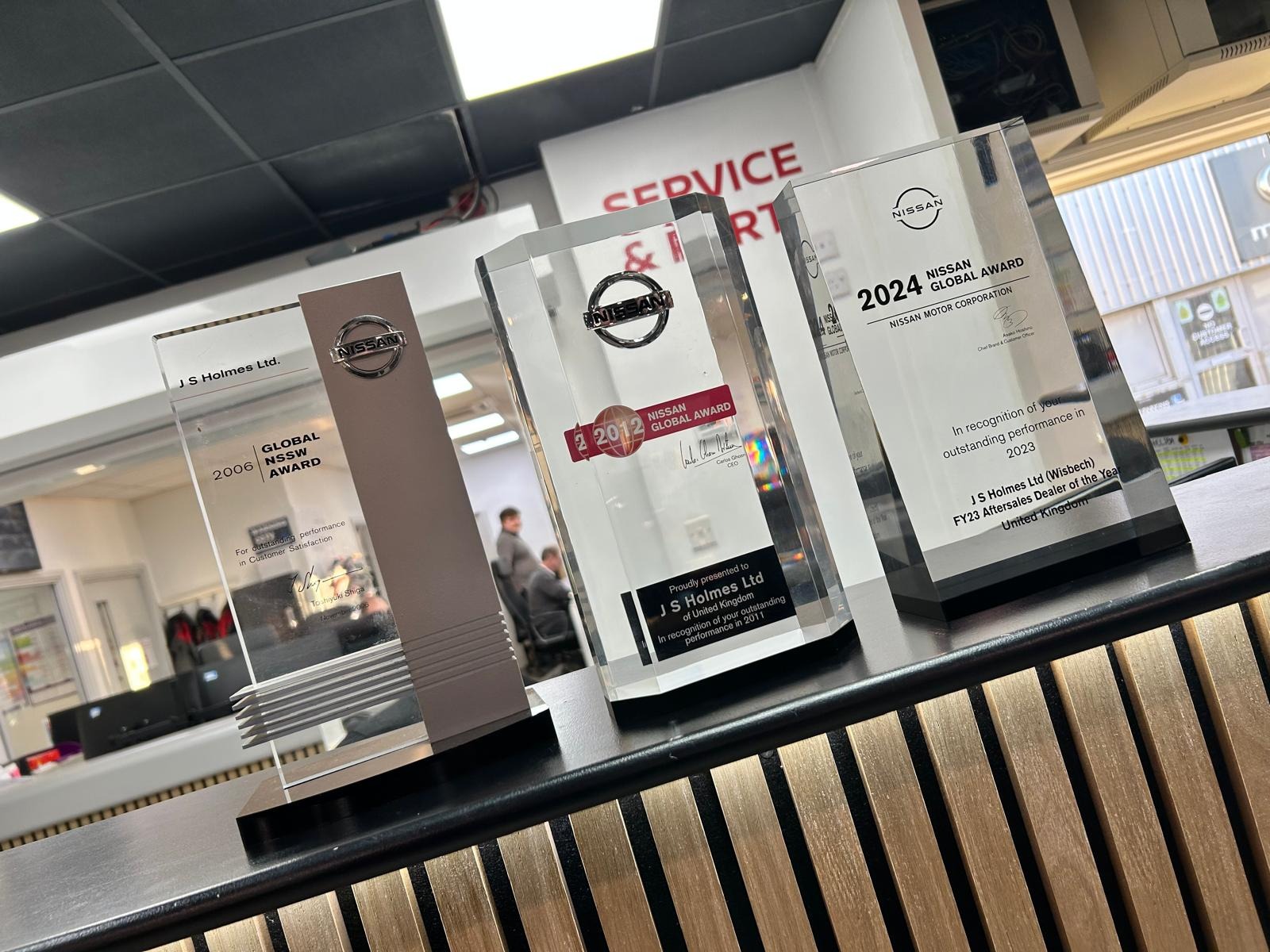 JS Holmes Named Nissan’s Global Aftersales Dealer of the Year for 2023/24