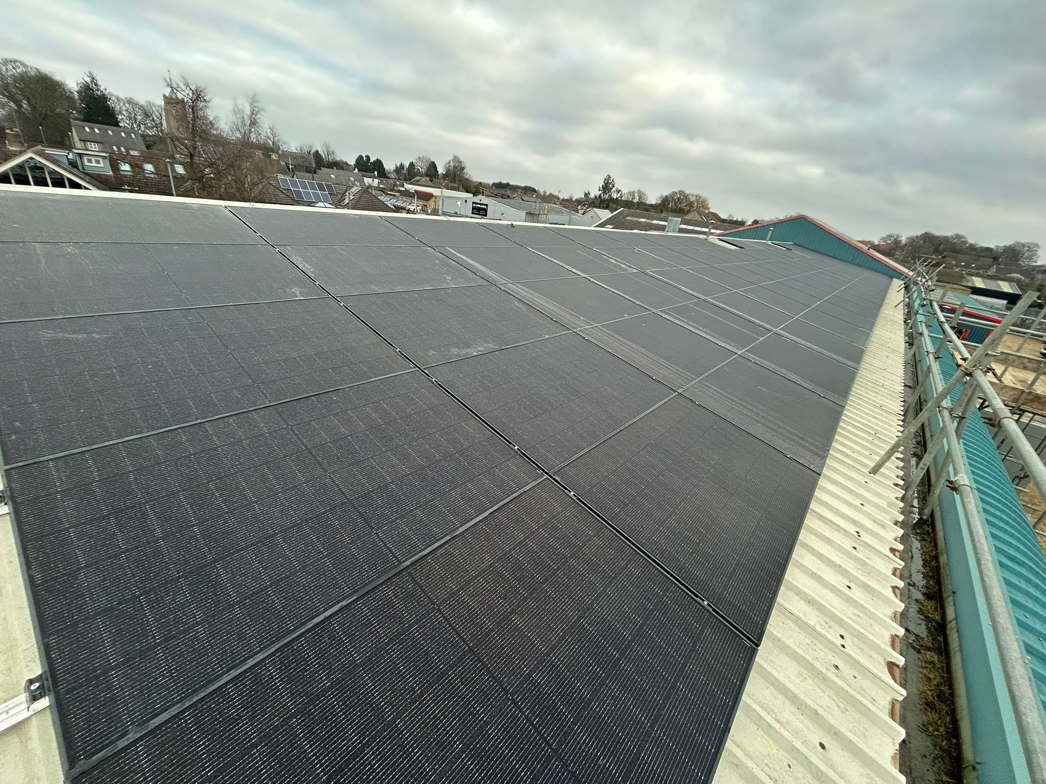 JS Holmes Ltd Solar installation