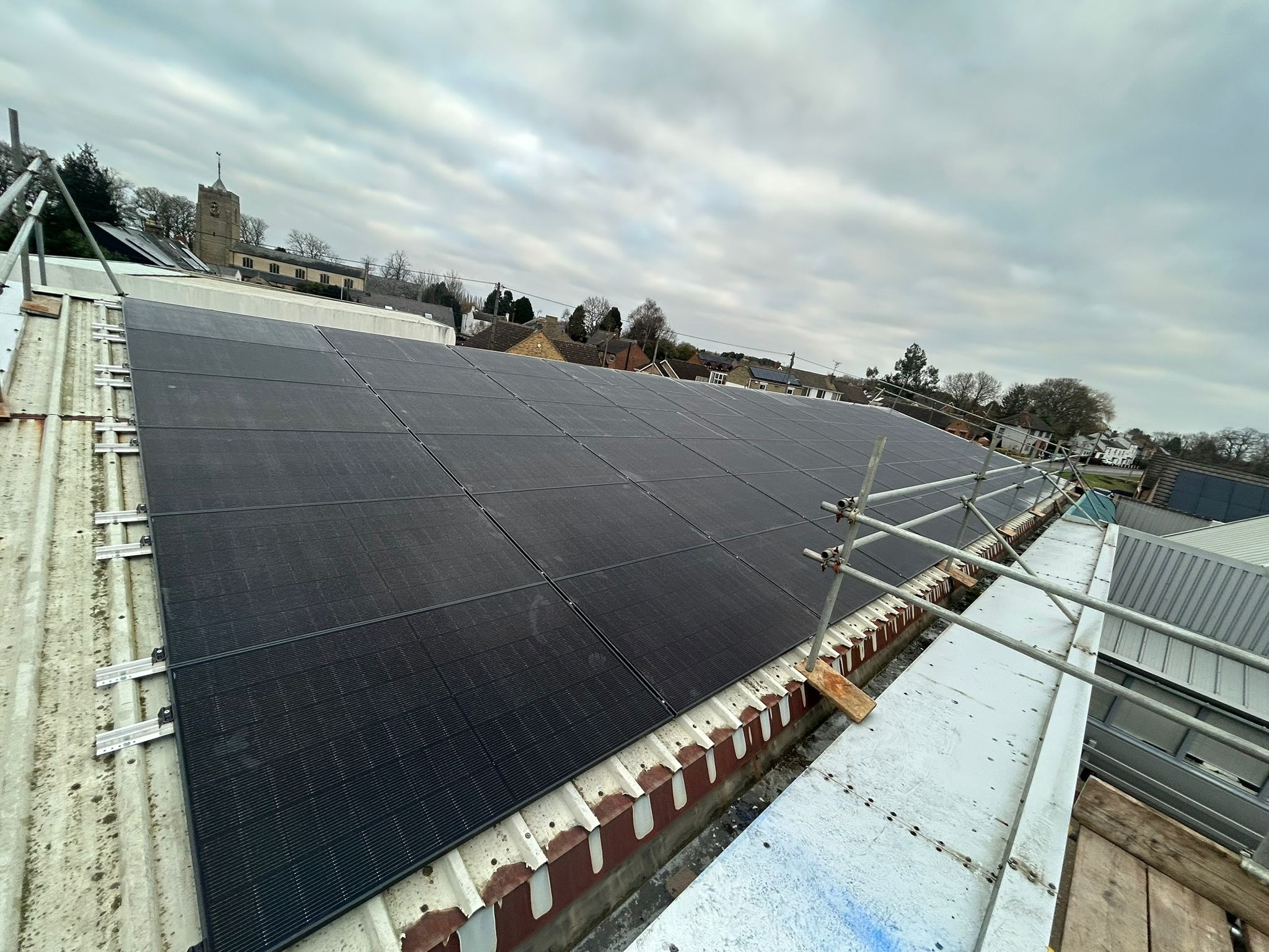 JS Holmes Ltd Solar installation